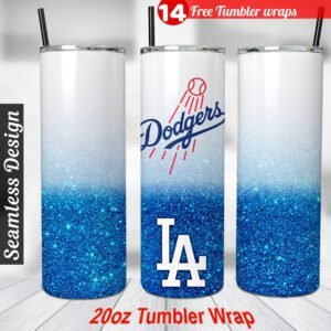 Dodgers tumbler wrap
