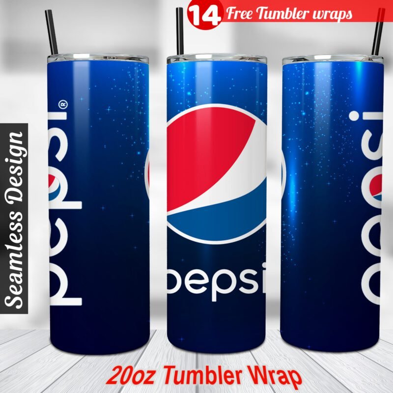 Pepsi tumbler wrap