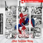 Spider man tumbler wrap
