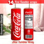 Coca Cola tumbler wrap