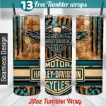 Harley Davidson tumbler wrap