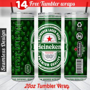 Heineken tumbler wrap