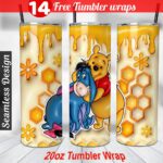 Pooh tumbler wrap