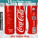 Coca Cola tumbler wrap