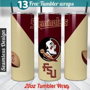 FSU tumbler wrap