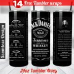 Jack Daniels tumbler wrap