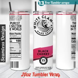 White Claw tumbler wrap