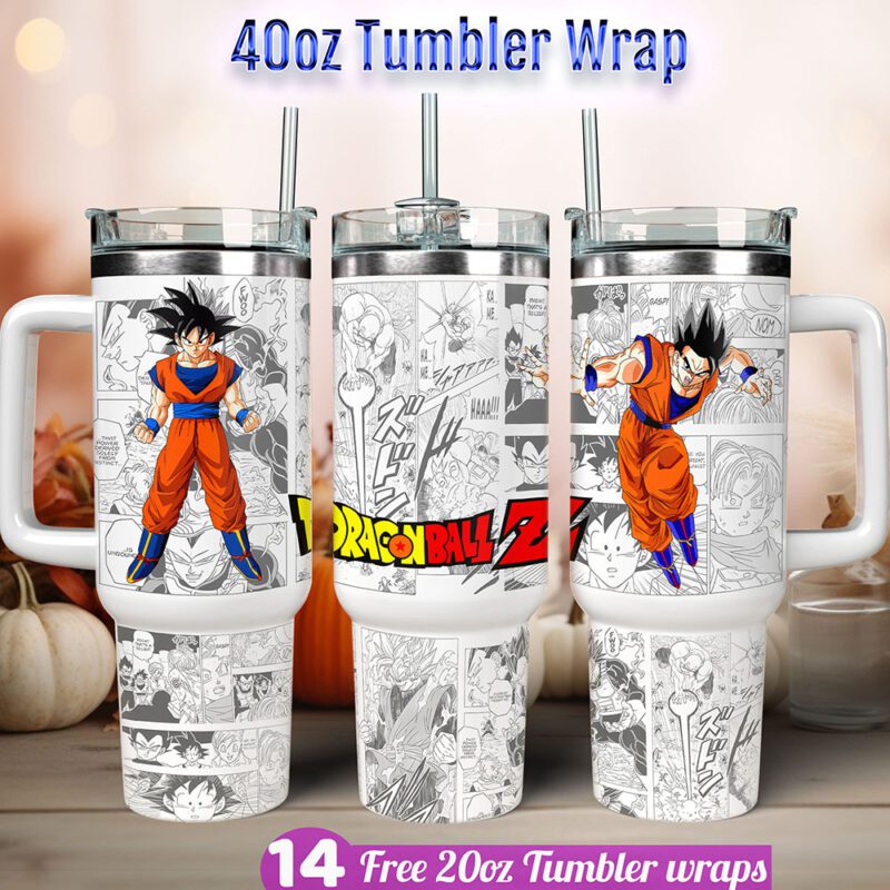 Dragon Ball z tumbler wrap