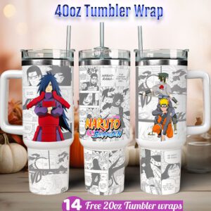 Madara Uchiha tumbler wrap