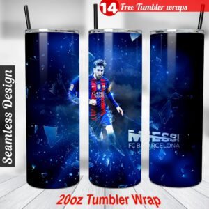 Messi tumbler wrap