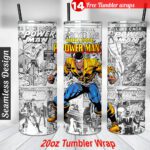 Power Man Tumbler Wrap