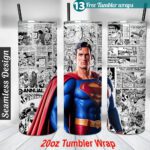 Superman tumbler wrap