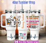 CNA tumbler wrap