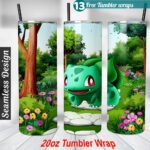 Bulbasaur tumbler wrap
