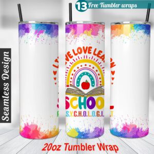 School Psychologist tumbler