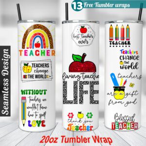 Teacher Quotes tumbler wrap