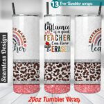 teacher tumbler wrap