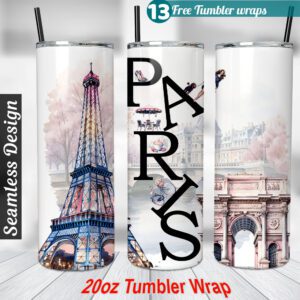 Paris Tumbler wrap