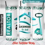 Realtor tumbler wrap